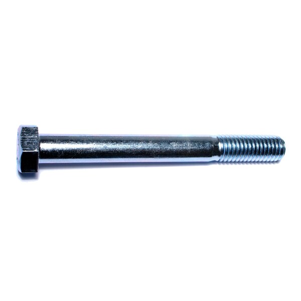 Midwest Fastener Grade 2, 1/2"-13 Hex Head Cap Screw, Zinc Plated Steel, 4-1/2 in L, 25 PK 00110 - main